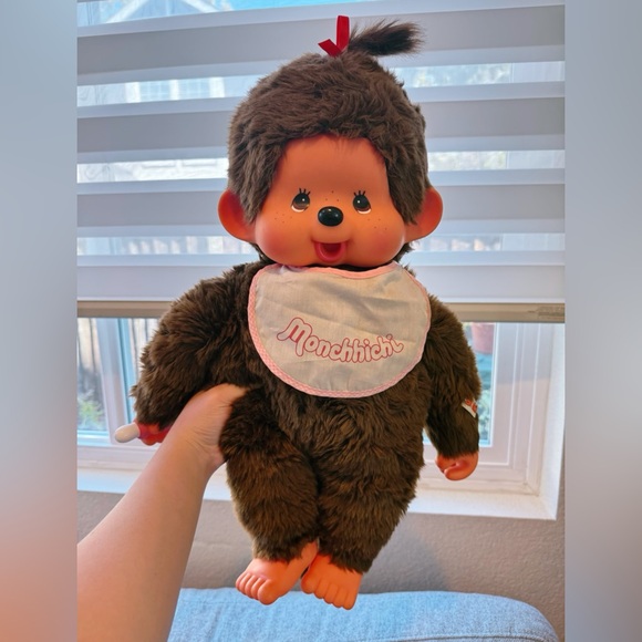 Monchhichi Other - Very large Monchhichi vintage girl doll